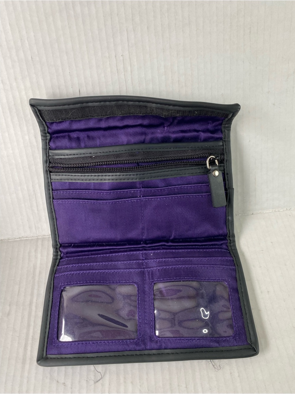 Vintage Polo Sport Ralph Lauren Purple Nylon Wallet 90s Y2K Streetwear - Picture 3 of 6